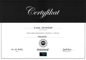 kis beauty certyfikat medika emshape kinga szymanska